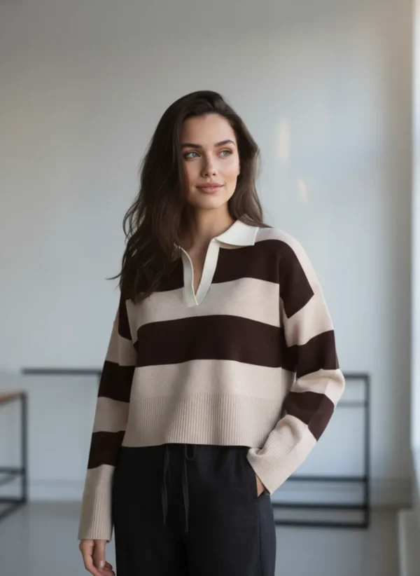 Sweater Polo Rayado