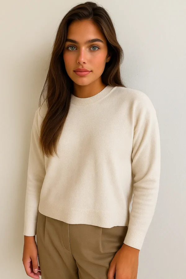 sky-isa-frente-crema Sweater Sky Crema
